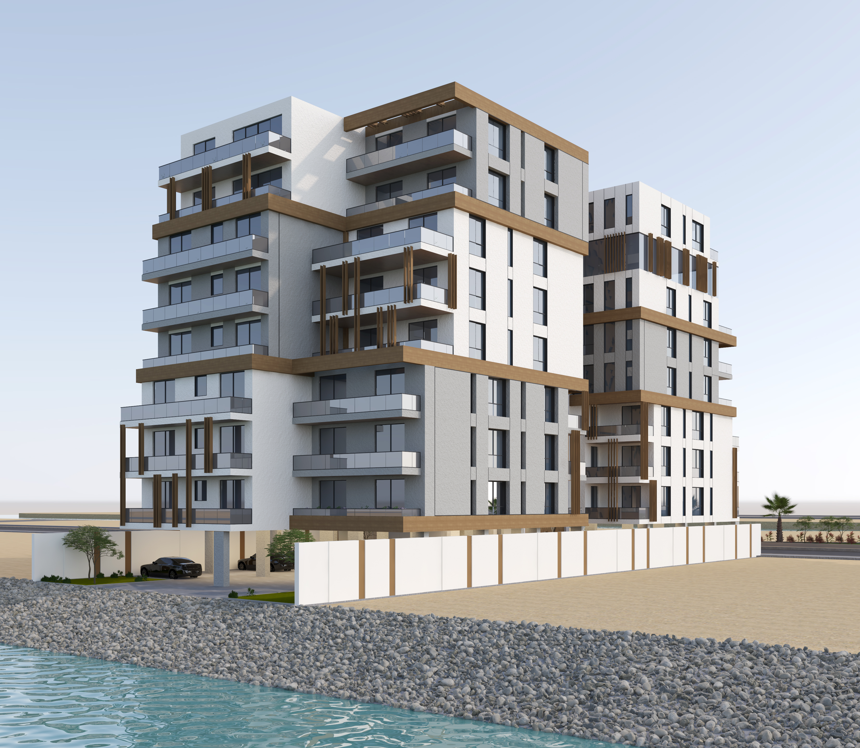 Al-Khobar Residential Building Render